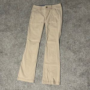 American Eagle Outfitters Bootcut Flair Khaki Pants Size 0
